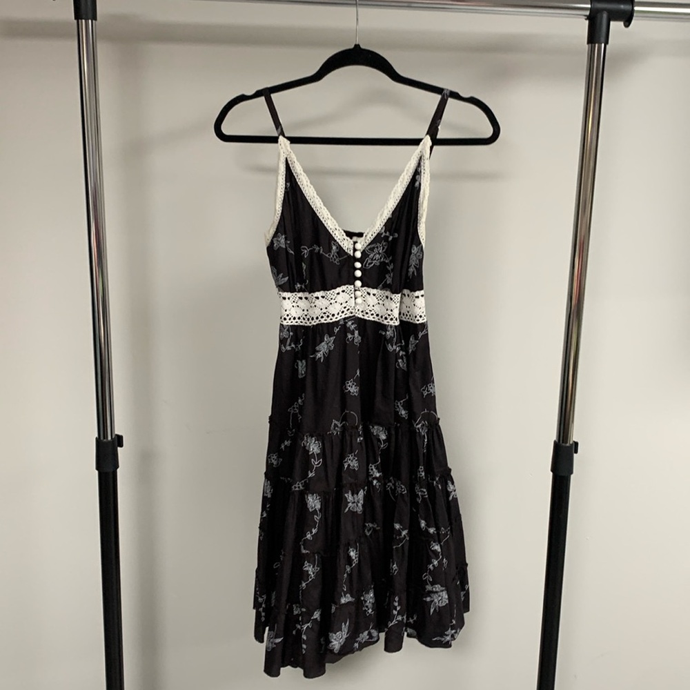 Kirat Lace Trim Summer Dress Size M